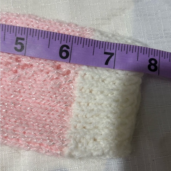 Vintage Pink and White Baby Knit Set - Picture 11 of 15